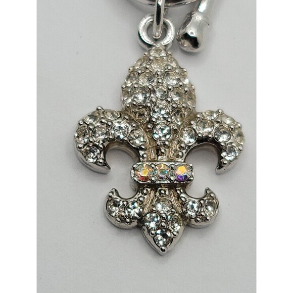 Fluer De Lis Chain Toggle Bracelet - Picture 3 of 3